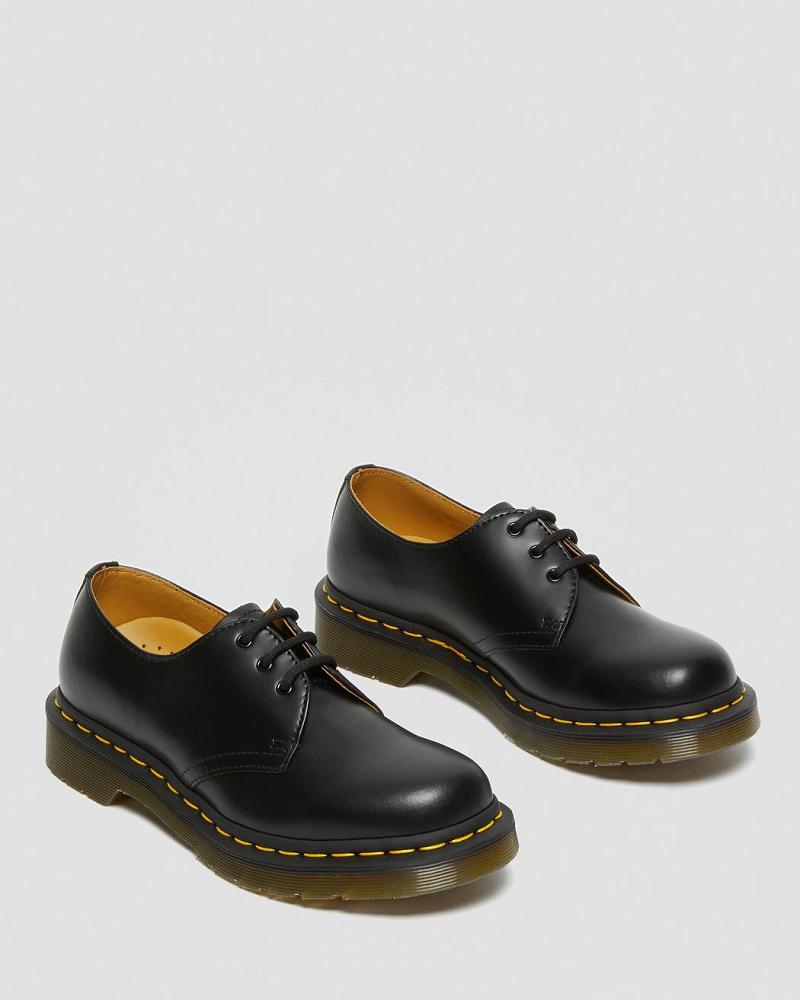 Women's Dr Martens 1461 Smooth Leather Oxfords Shoes Black | AU 371YXF